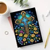 DIY Diamond Art Diary Book Journal Notebook 60 Pages A5 Diary (Flower Cross)
