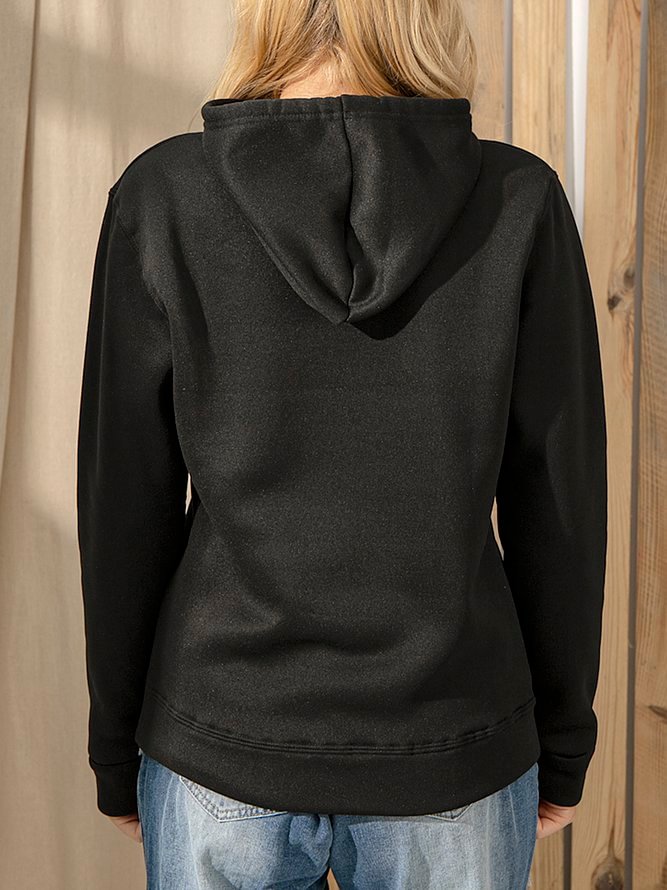 Plain Casual Sweatshirt