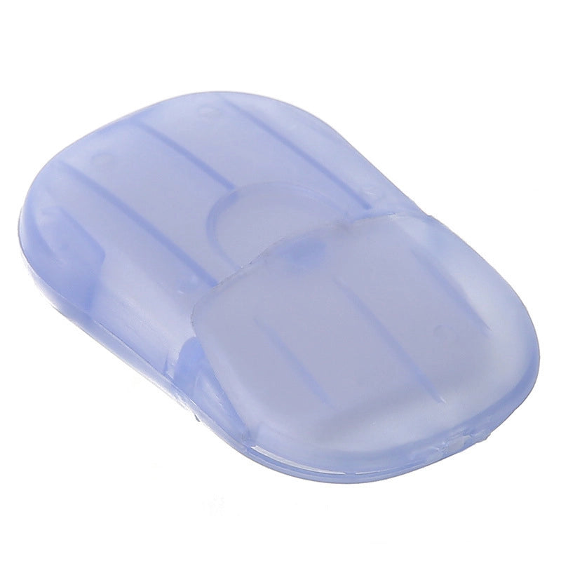 Portable Mini Hotel Travel Soap Slice Box Hand Washing Soap Paper Outdoor Disposable Slice Convenient Carry-on