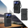 FM AM SW Radio with LED Flashlight Pocket Radio Portable Radio for Home/Outdoor