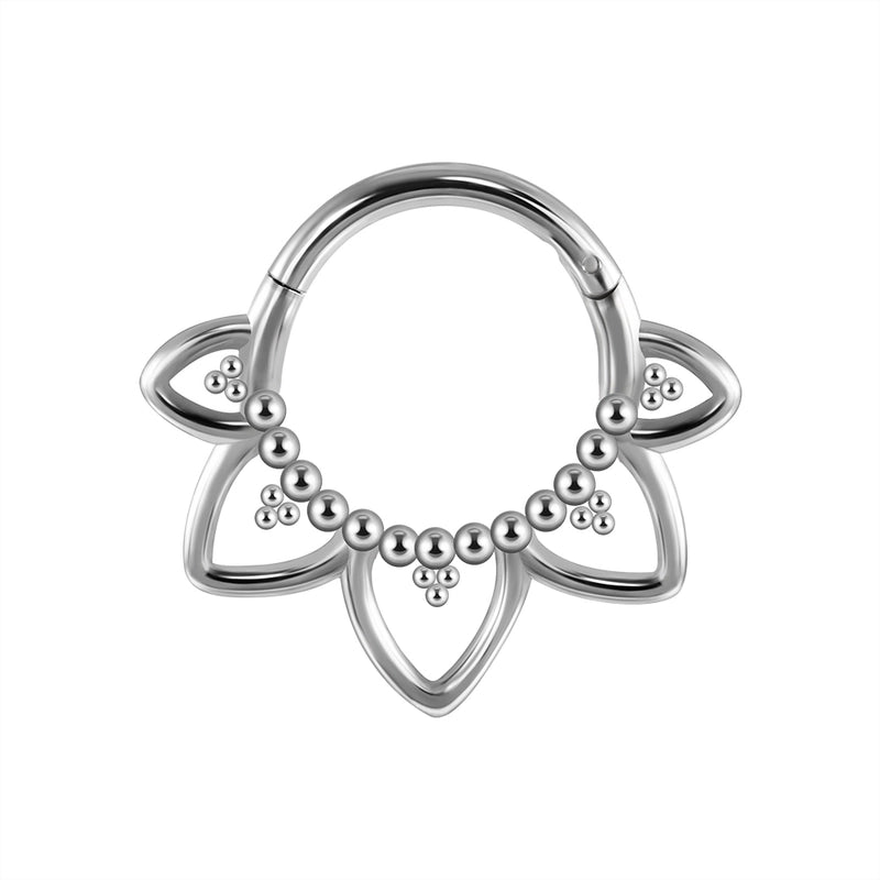 1 Piece Nose Rings & Studs Casual Elegant Vacation Geometric 304 Stainless Steel Inlay Zircon 18K Gold Plated Earrings Nose Ring