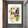 (Stamped/Counted) Golden Retriever-11CT Cross Stitch 40*60cm(Big Size)