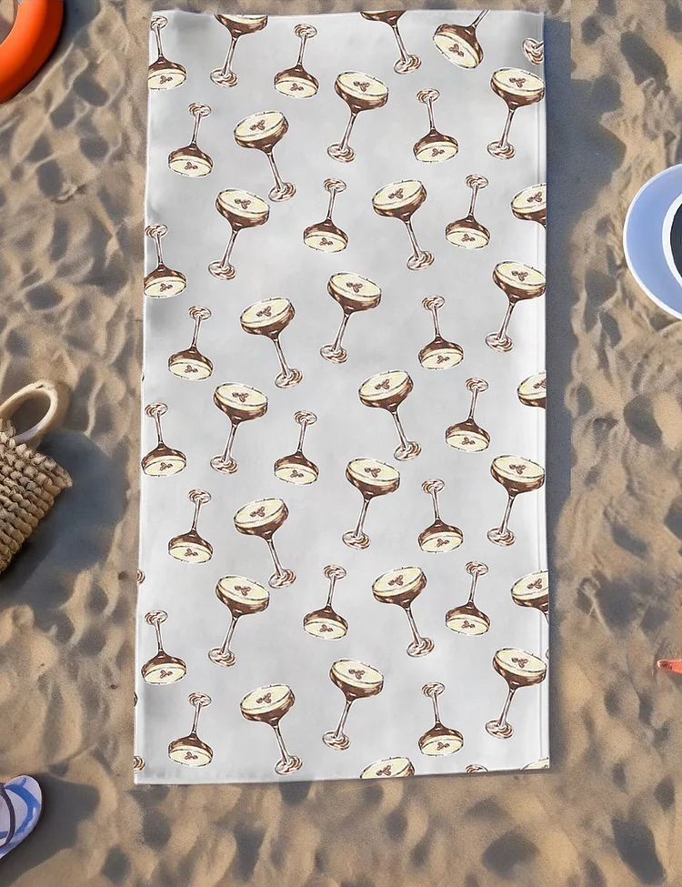 Espresso Martini Beach Towel