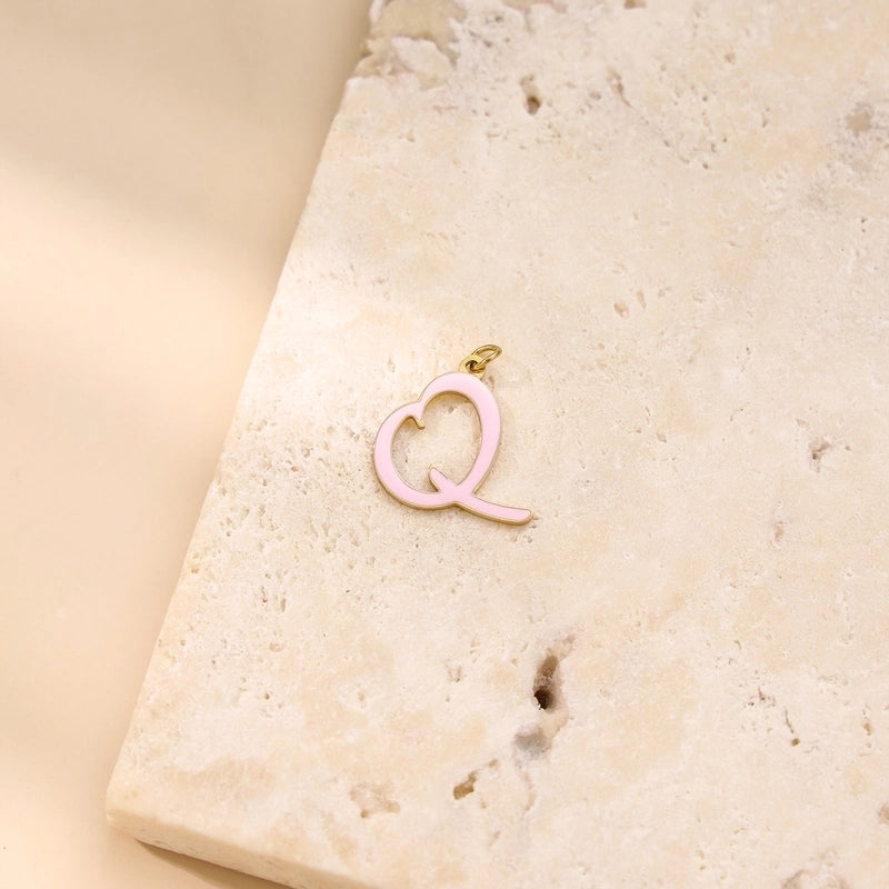 1 Piece 304 Stainless Steel Letter Jewelry Accessories Pendant