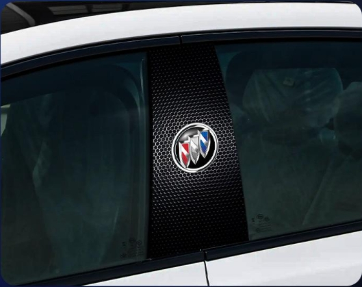 Car Center Column Sticker Personality Creative Decoration Anti-scratch Wear-resistant BC Column Modified Protective Film【2PCS】