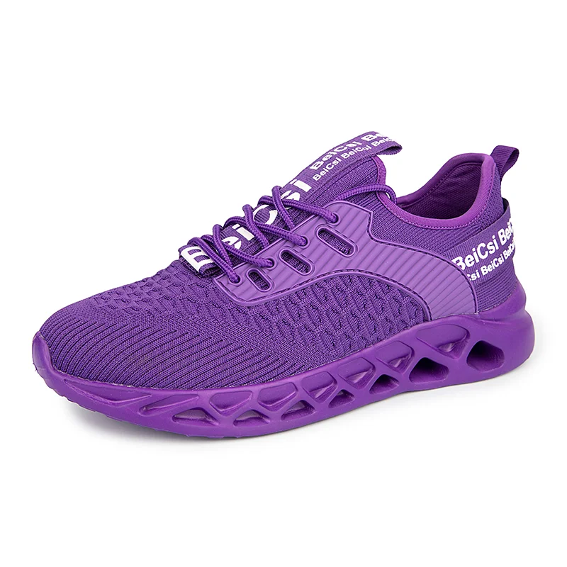 Softsfeel Women's Pain Free Perfect Walking Shoes - Purple