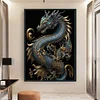 (Stamped/Counted) Dragon - 11CT Cross Stitch 40*60cm/15.75*23.62in(Big Size)