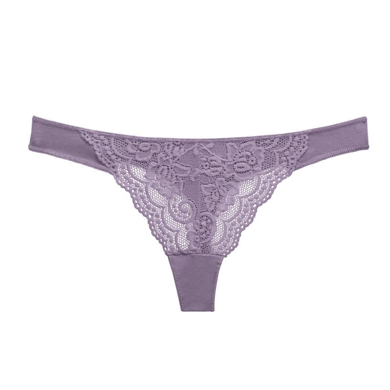 Women Panties Cotton Lace Thong Female Lingerie G-String Underwear Intimates Lingerie Underpants Sexy Panties for Woman Pantys