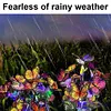 2 Pack Solar Butterfly Stake Light LED Garden Light Auto On/Off for Yard Pathway