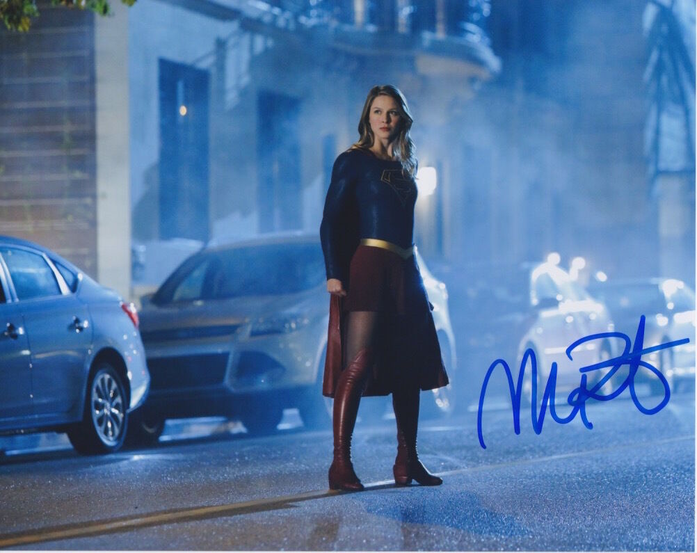 Melissa Benoist (Supergirl) signed authentic 8x10 Photo Poster painting COA