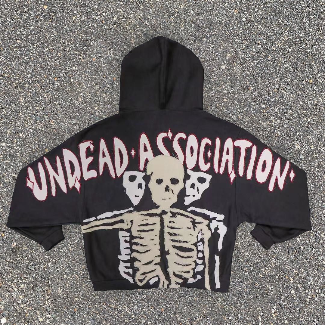 Undead assdciaiom casual street hoodie