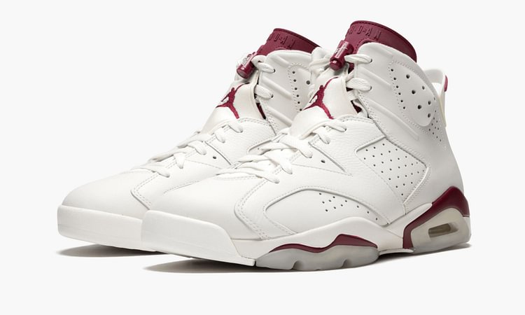 air jordan mens 6 retro maroon