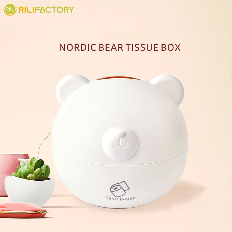 Nordic Bear Tissue Box Rilifactory