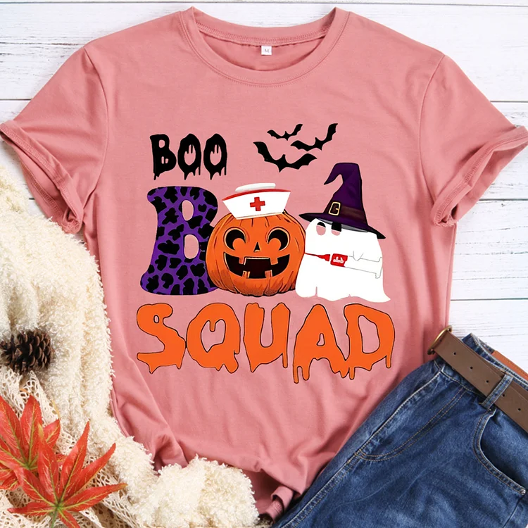 🍁Be Thankful - Happy Fall Boo Squad Thanksgiving Y\\\'all Pumpkin T-Shirt
