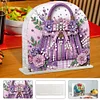 (US Only)Purple Bag DIY Diamond Painting Napkin Holder Kit Unique Gift for Friends Family