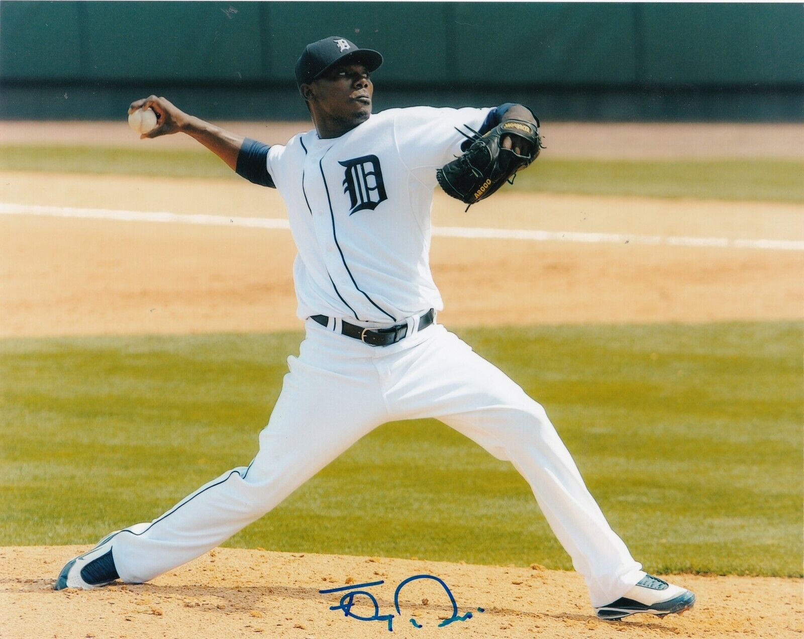 FREDDY DOLSI DETROIT TIGERS ACTION SIGNED 8x10