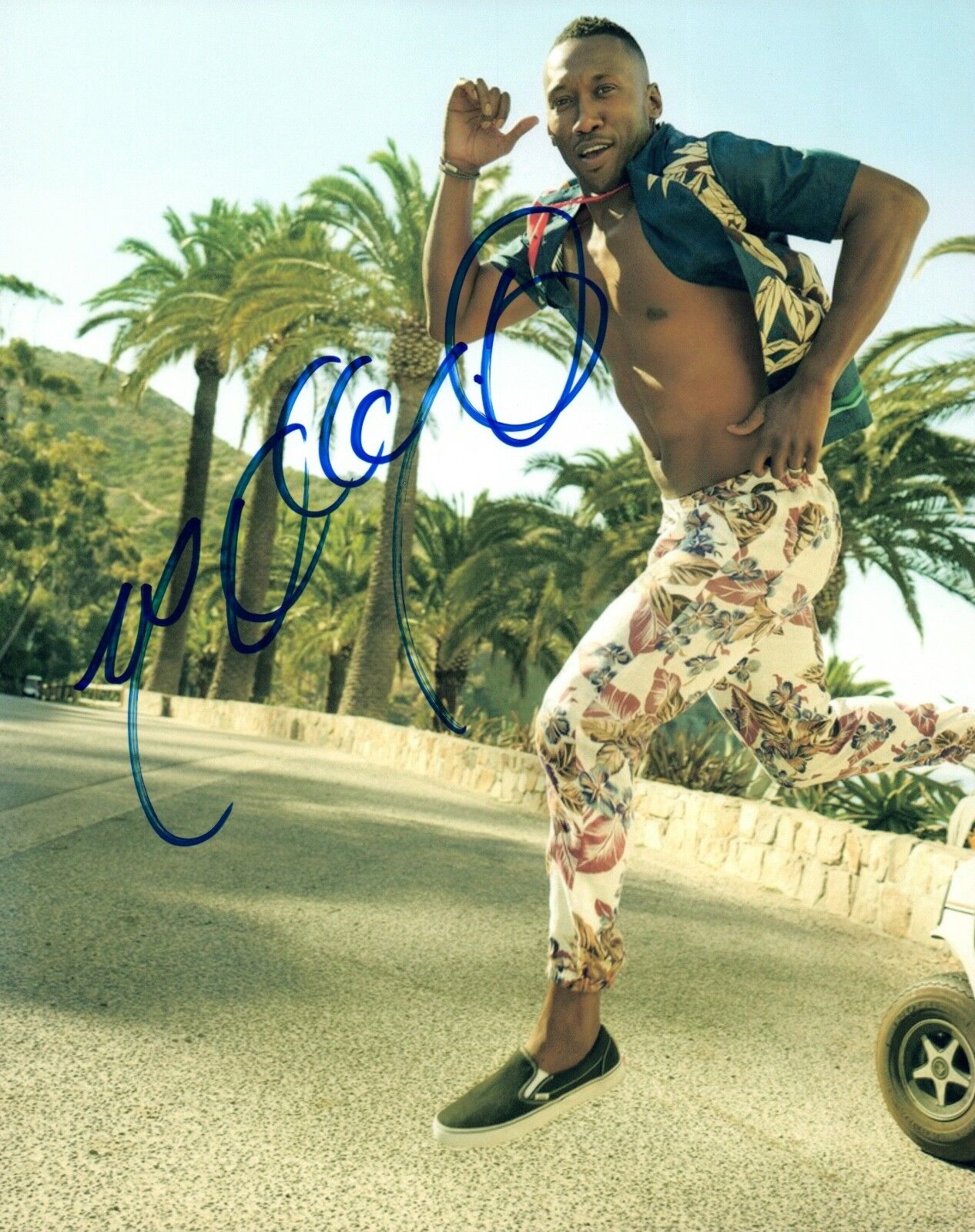 Mahershala Ali Signed Autograph 8x10 Photo Poster painting MOONLIGHT Hot Shirtless Actor COA AB