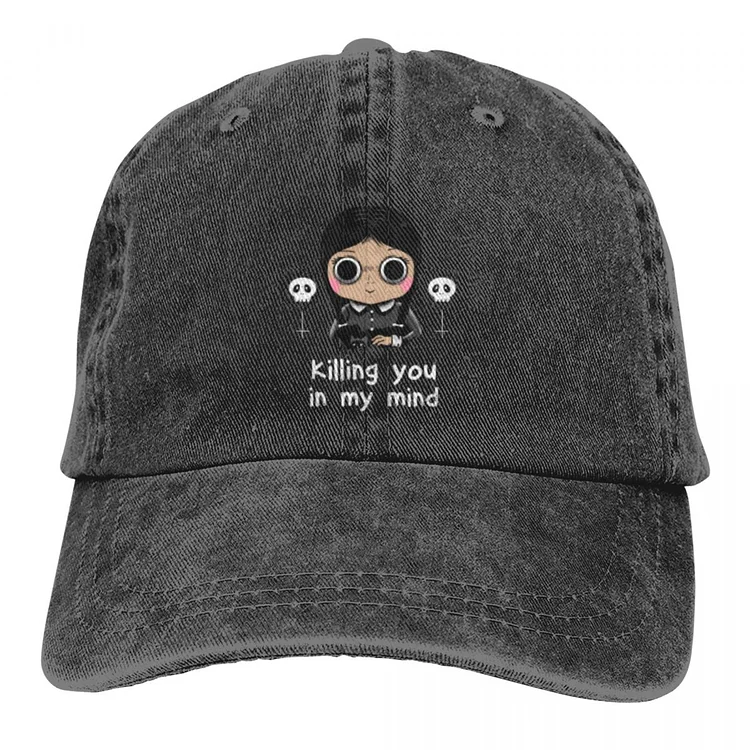 Pure Color Dad Hats Killing You In My Mind Womens Hat Sun Visor Baseball Caps Wednesday Peaked Cap
