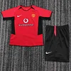2002-2004 Retro Manchester United Home Football Shirt 1:1 Thai Quality Kids Size