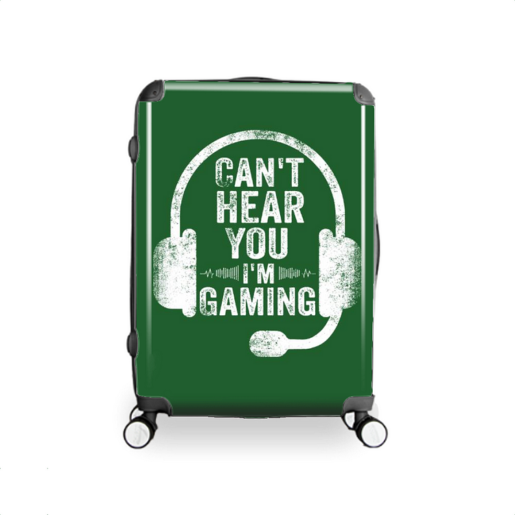 Can Not Hear You I Am Gaming, Gaming Hardside Luggage
