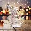 Diamond Painting Christmas Winter Snowman Desktop Ornaments for Decorations