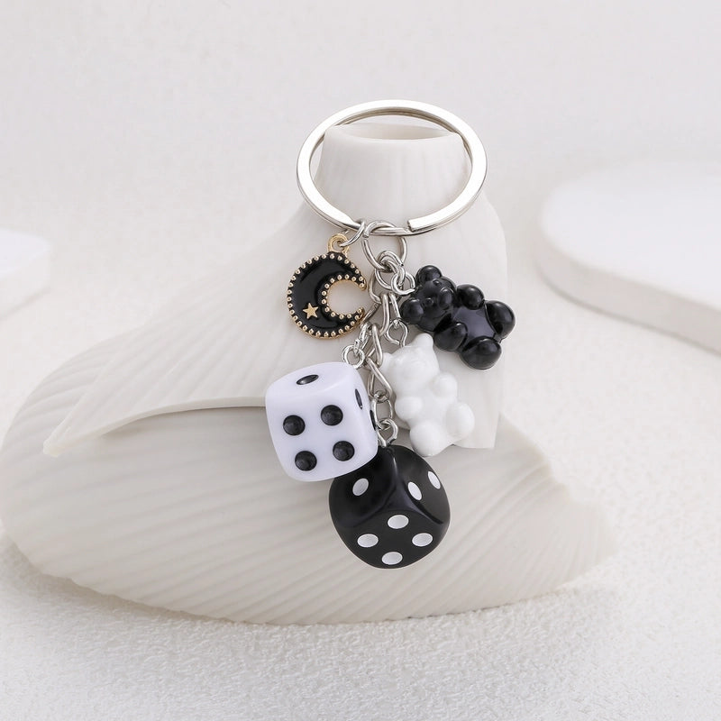 Cute Bear Resin Keychain