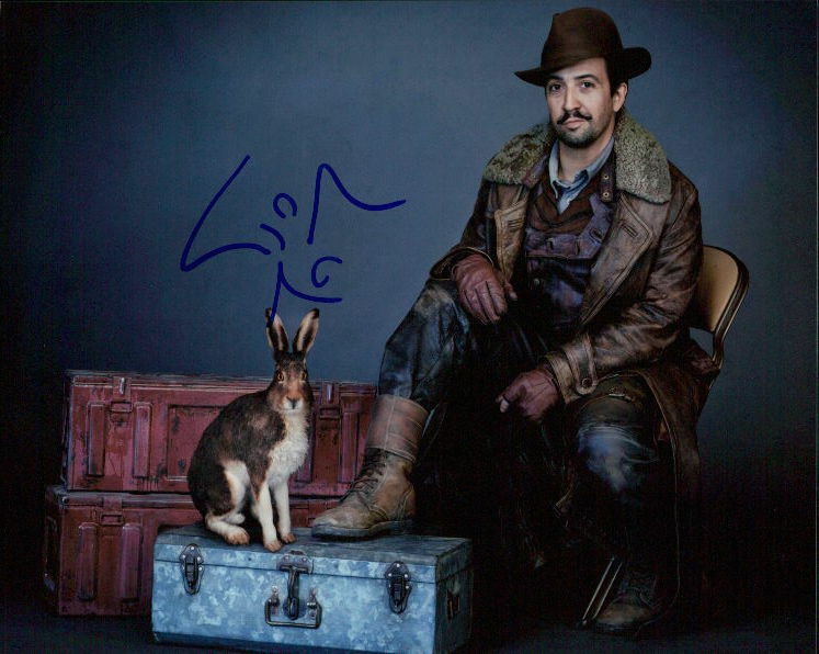 Lin-Manuel Miranda (His Dark Materials) signed 8x10 Photo Poster painting