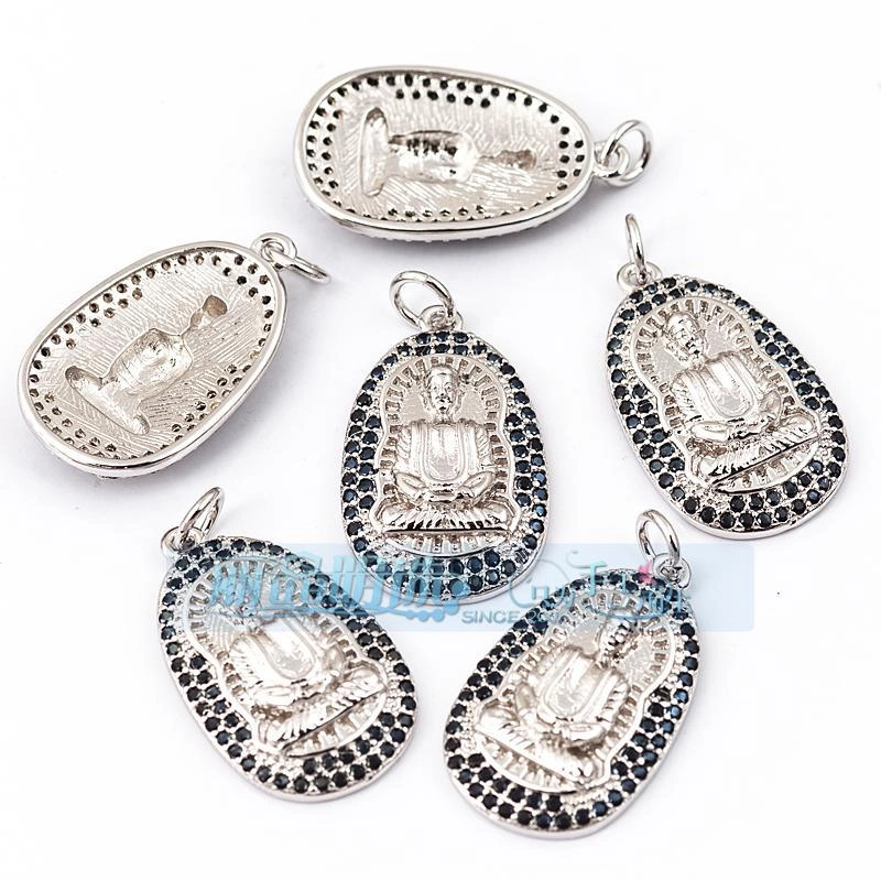 1 Piece Copper Buddha Pendant Jewelry Accessories