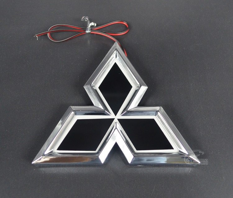 LED Mitsubishi Emblem Light Car Tail Rear Badge Light