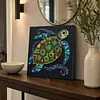 DIY Pre-Framed Turtle Button Art Canvas Kit