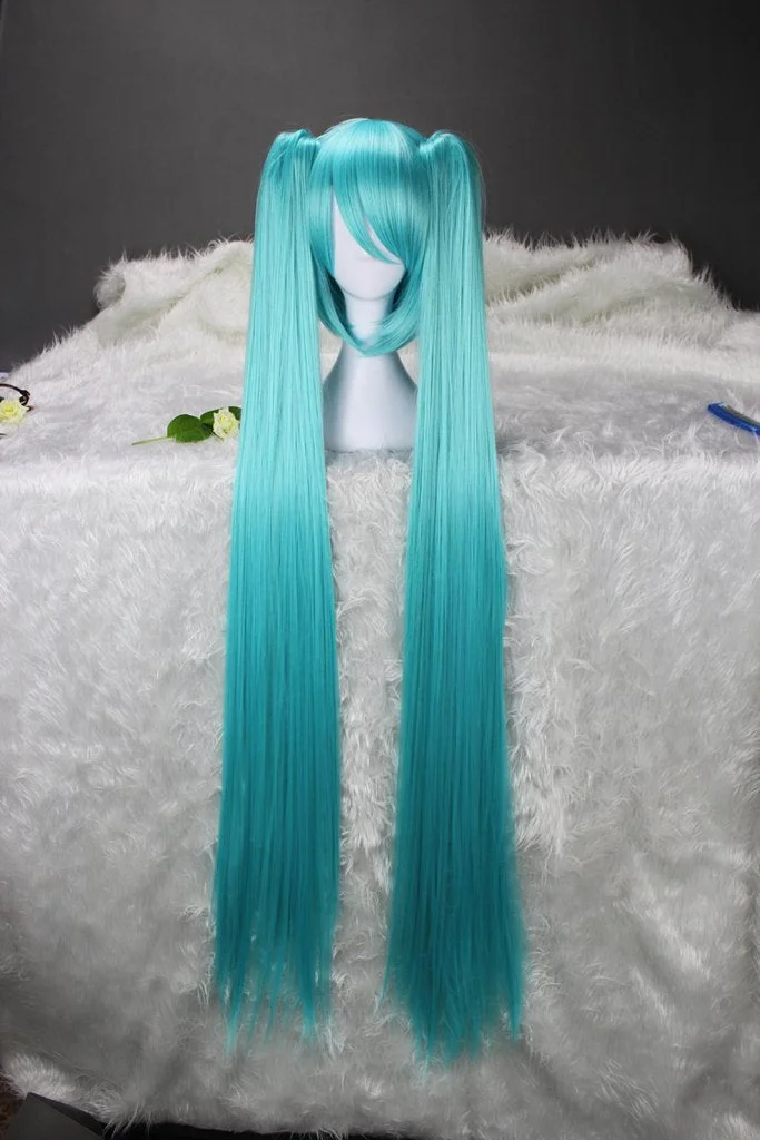 Vocaloid 2 Cosplay Hatsune Miku Green Long Wig