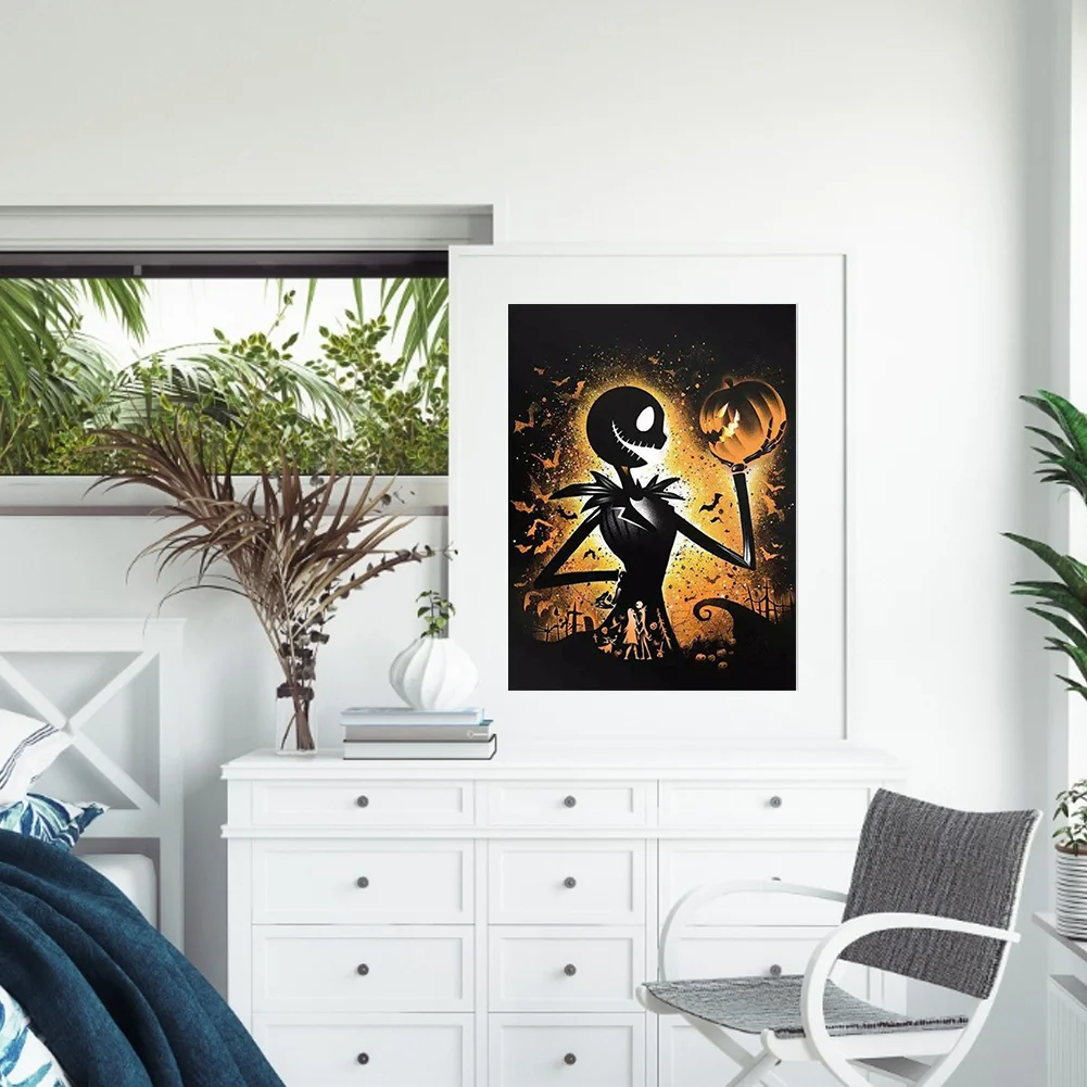 11CT Full Stamped Cross Stitch - Silhouette Series(Canvas|40*50cm)