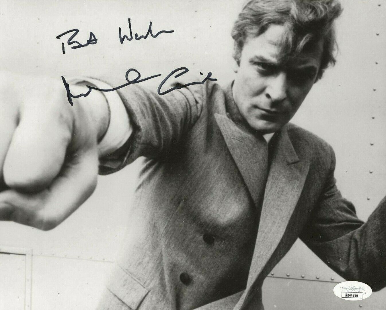 Michael Caine REAL hand SIGNED Photo Poster painting #2 JSA COA Autographed Batman Dark Knight