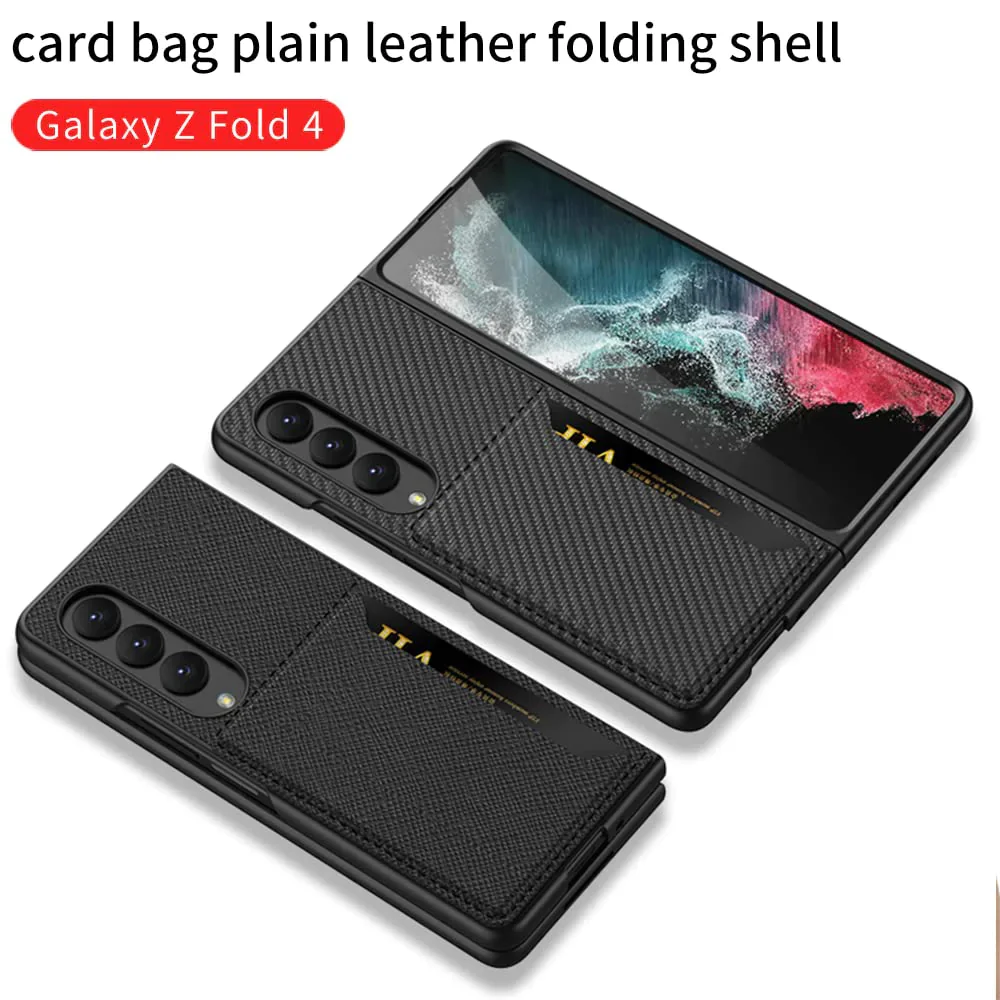 Applicable To For Samsung ZFold4 Folding Card Bag Phone Case