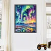 (50*60cm)Aurora - Full Round Drill Diamond Painting