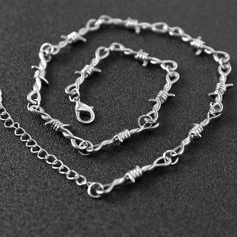 Hip-Hop Rock Novelty Irregular Geometric Paper Clip Alloy Plating Alloy Christmas Unisex Necklace