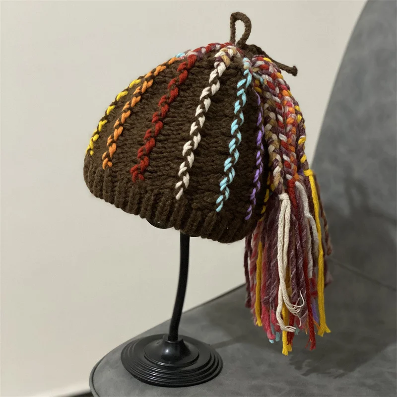 Letclo™ New Fashion Funny Knitting Wig Hat letclo Letclo