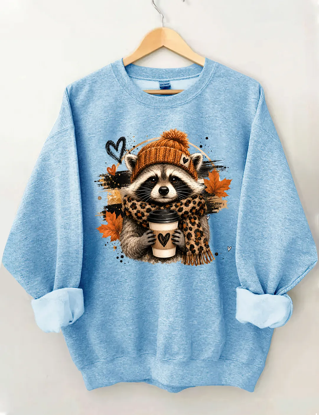 Raccoon Coffee Sweatshirt