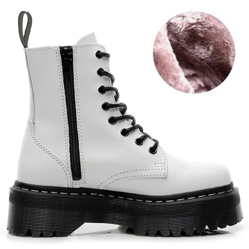 Woman Shoes High Heels Sexy Platform Boots Black Thigh High Leather Boots Winter GENUINE LEATHER Booties Woman Plus Size Boots