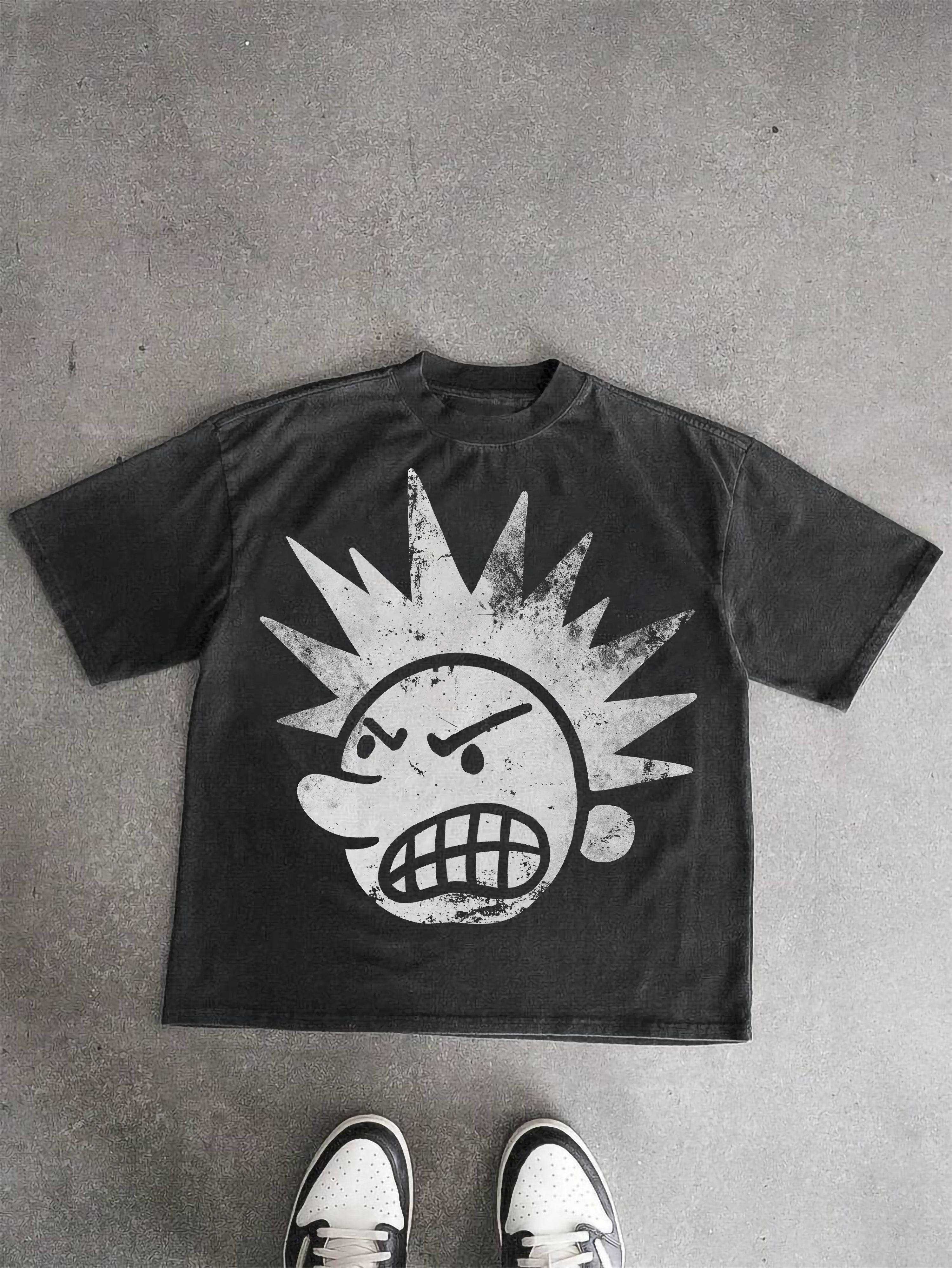 Sopula The Brain Explodes Print Cotton T-Shirt