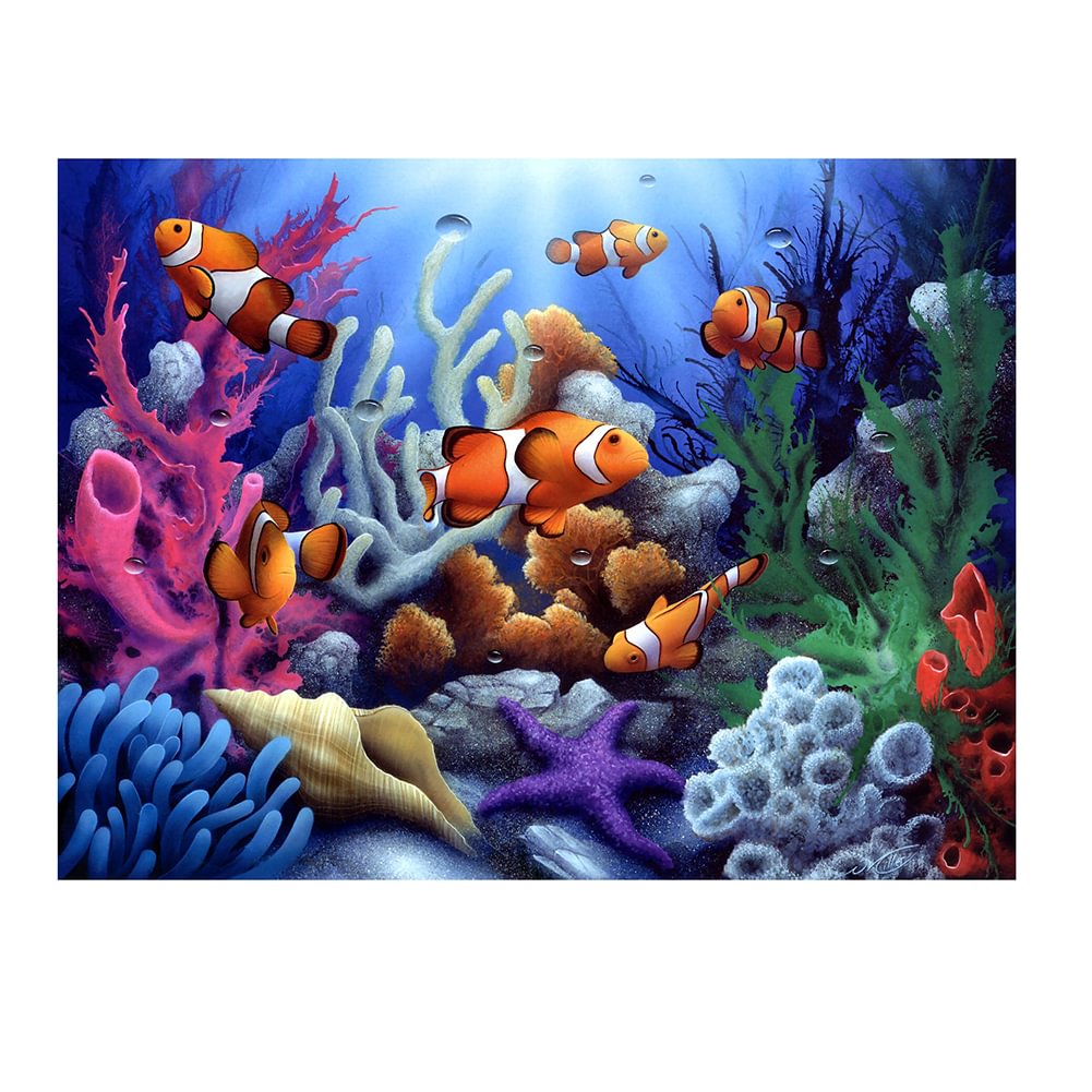 Diamond Painting - Full Round - Underwater World(40*30cm)