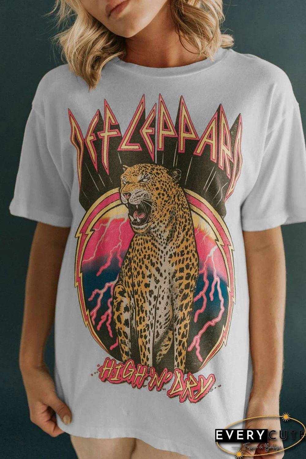 Vintage DEF LEPPARD HIGH 'N' DRY Graphic Tee