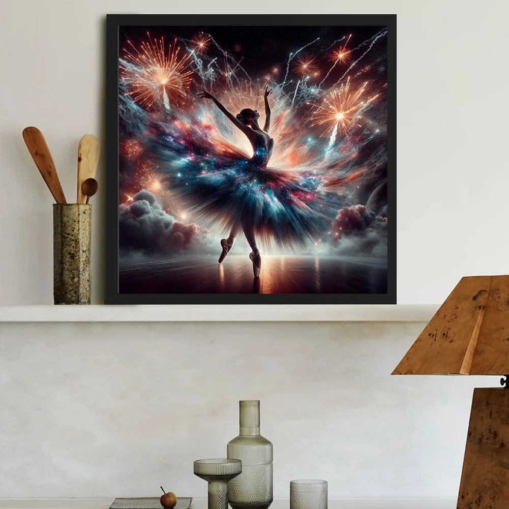 Diamond Painting - Full Round Drill - Dancing Beauty(Canvas|30*30cm)
