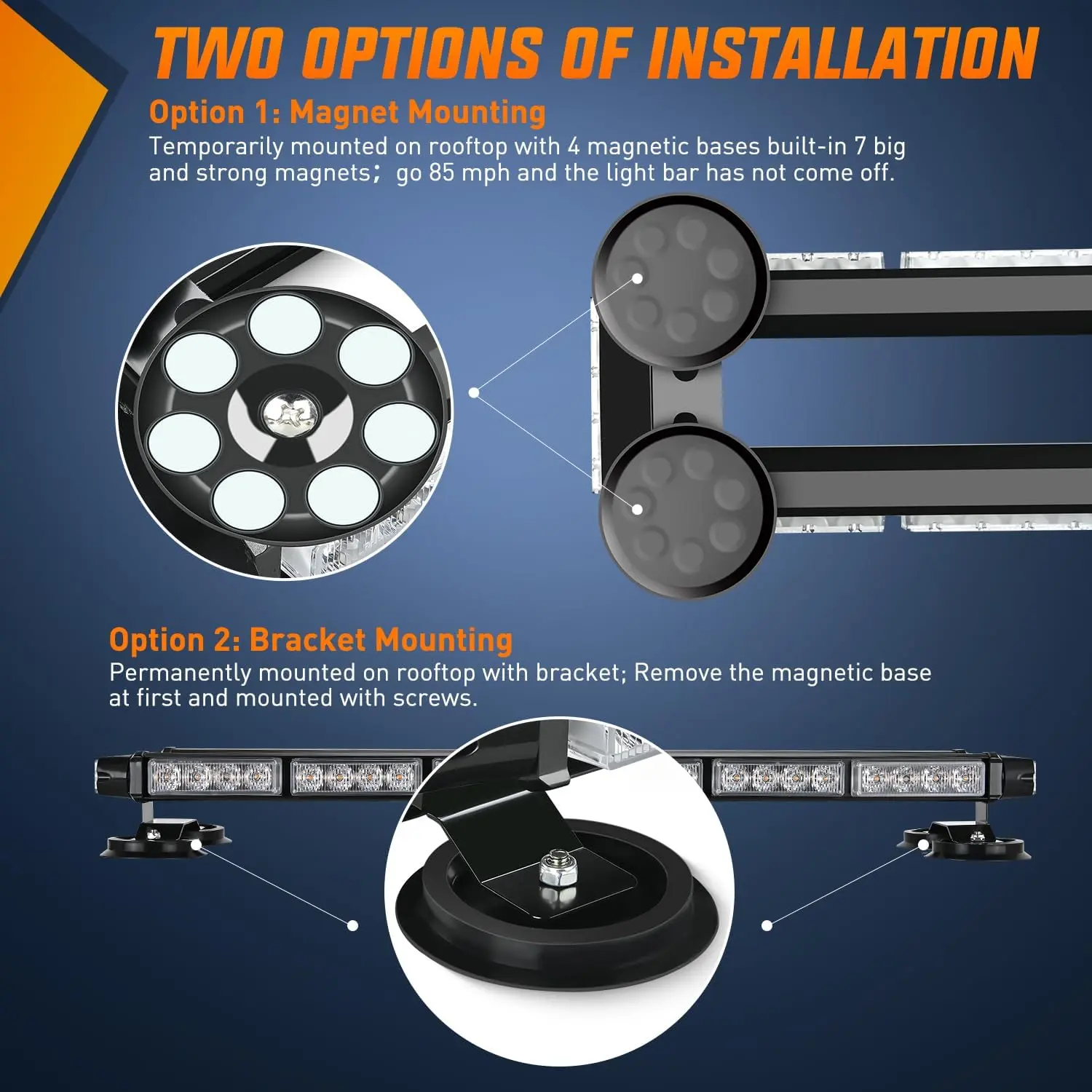 strobe light bar product details