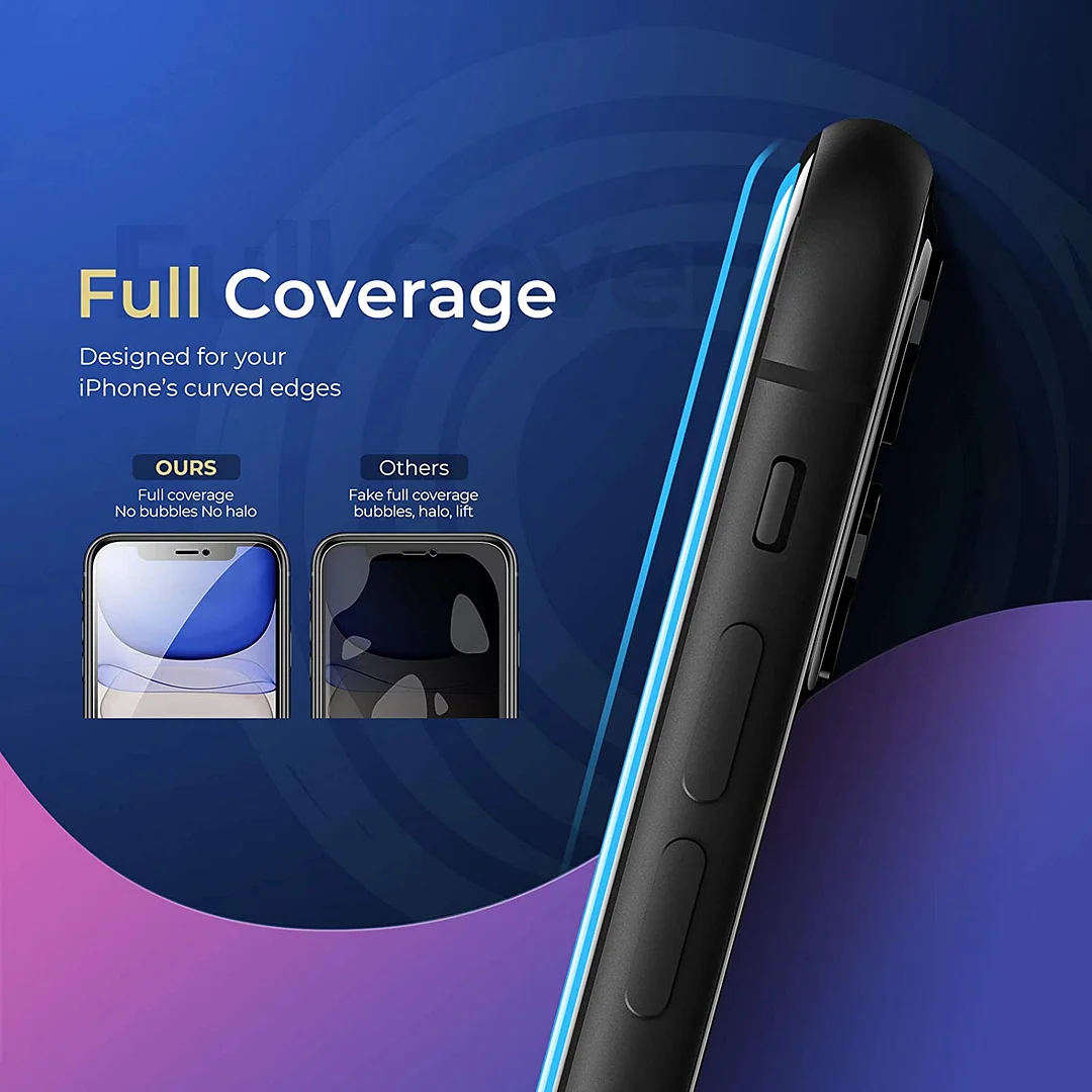 For iPhone Diamond Hardness Privacy Protector