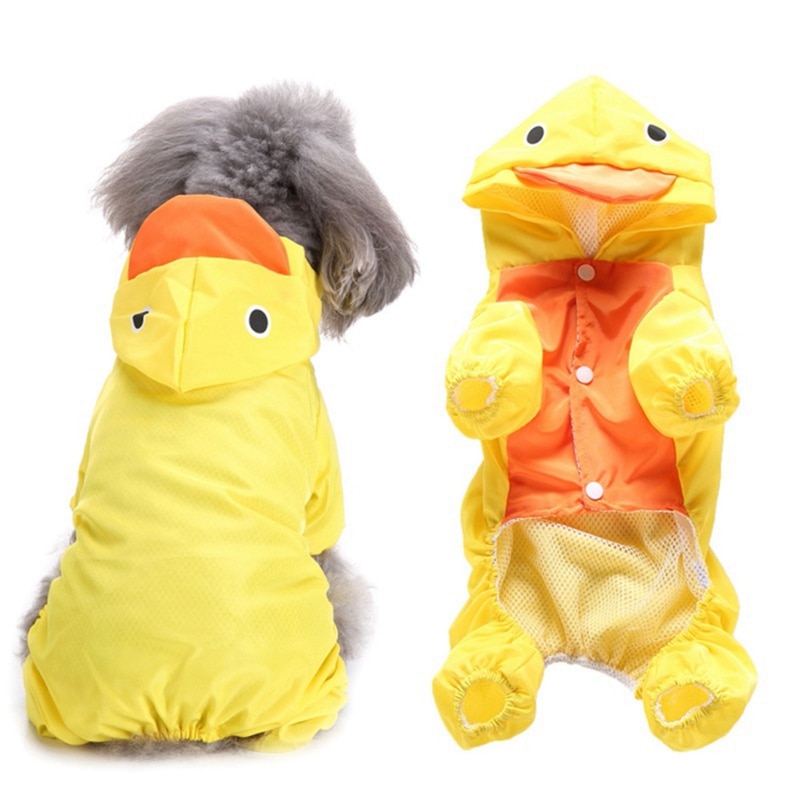 Pet Cute Waterproof Clothes Jacket Raincoat