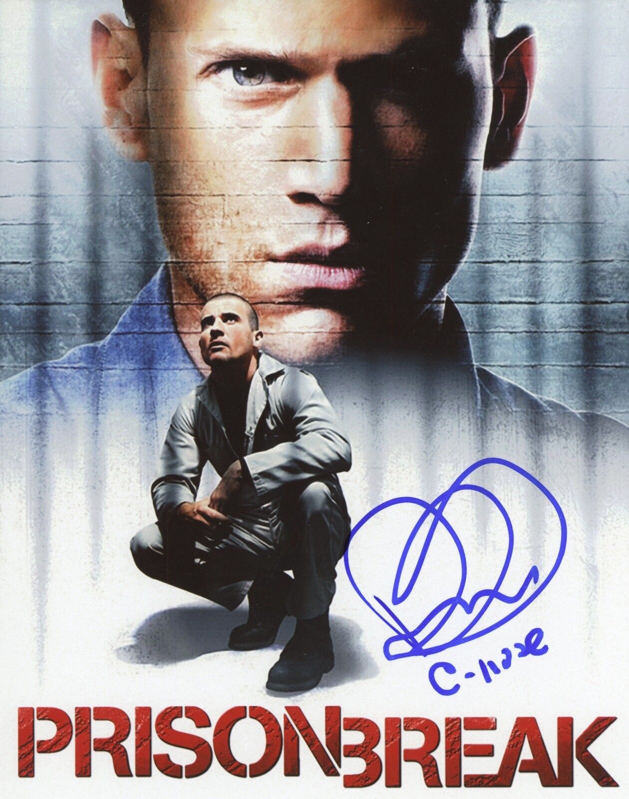 ~~ ROCKMOND DUNBAR Authentic Hand-Signed C-NOTE - Prison Break