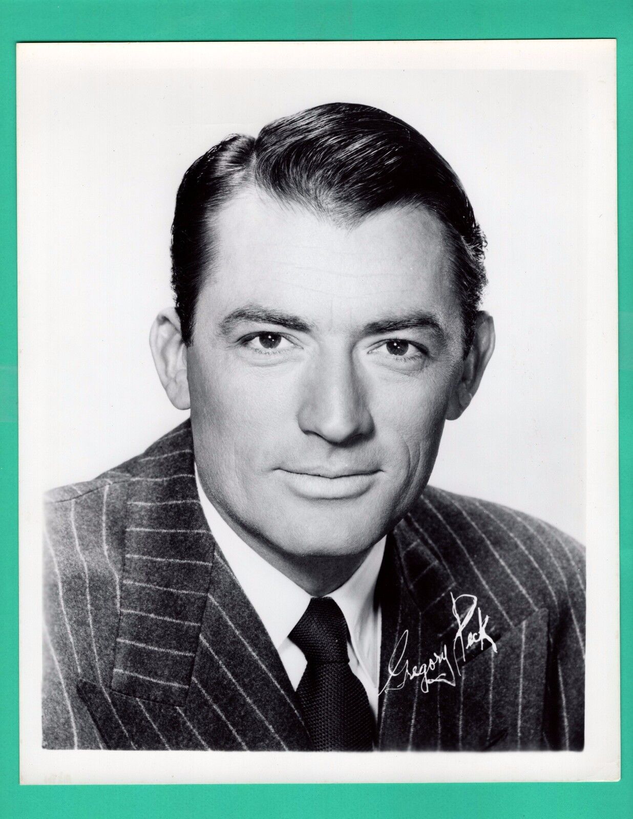 GREGORY PECK Movie Star Actor Vintage Promo Photo Poster painting 8x10