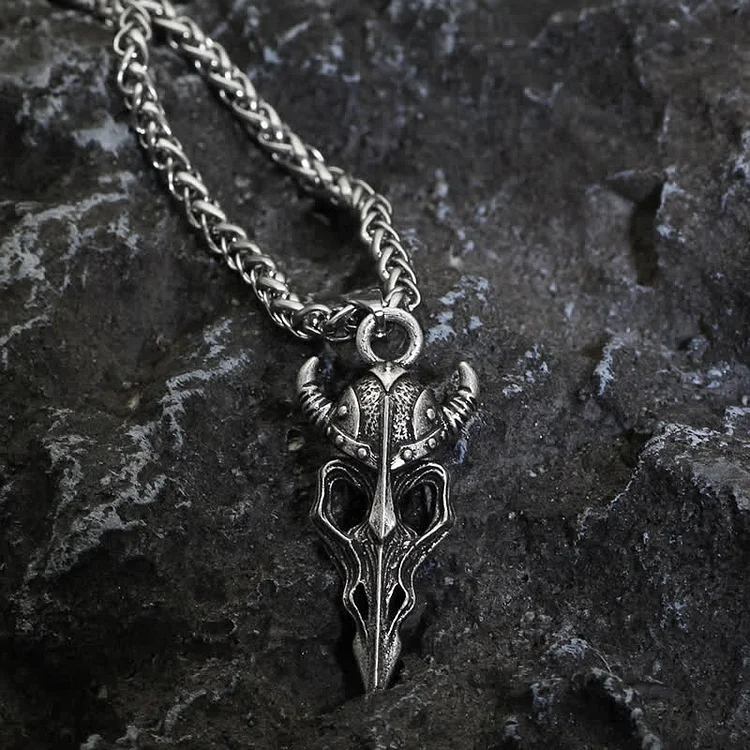 Coutureaura Men's Viking Norse Warrior Necklace