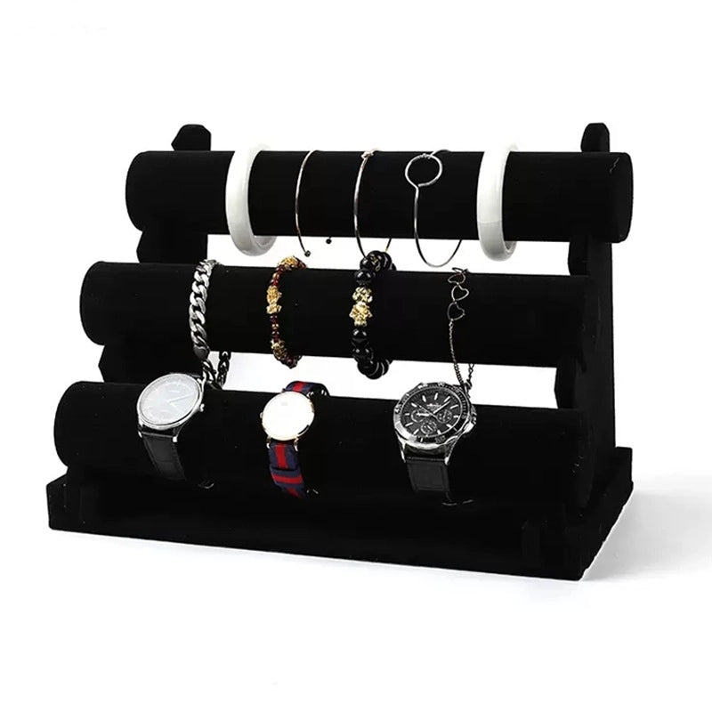 Three-layer Bracelet Rack Jewelry Rack Storage Headband Bracelet Bracelet Jewelry Rack Watch Shelf Jewelry Display Props